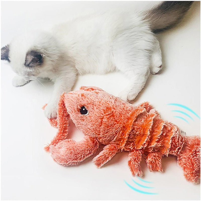 Lobster Plush Squeaky Toy for Dogs & Cats