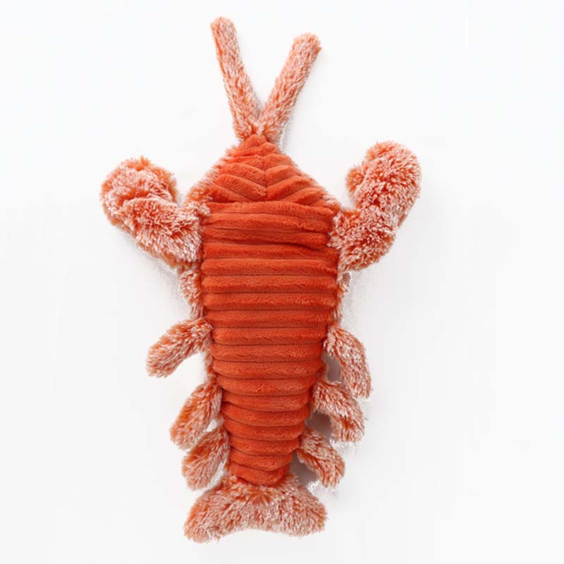 Lobster Plush Squeaky Toy for Dogs & Cats